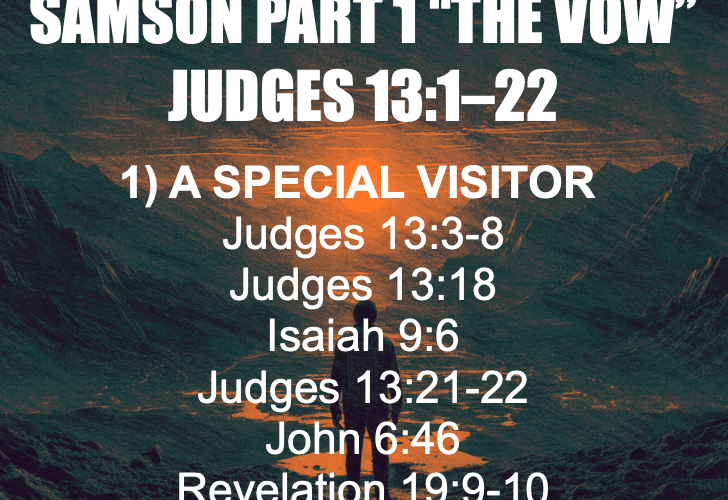 Samson Part One The Vow – Jeff Mann 07-06-25